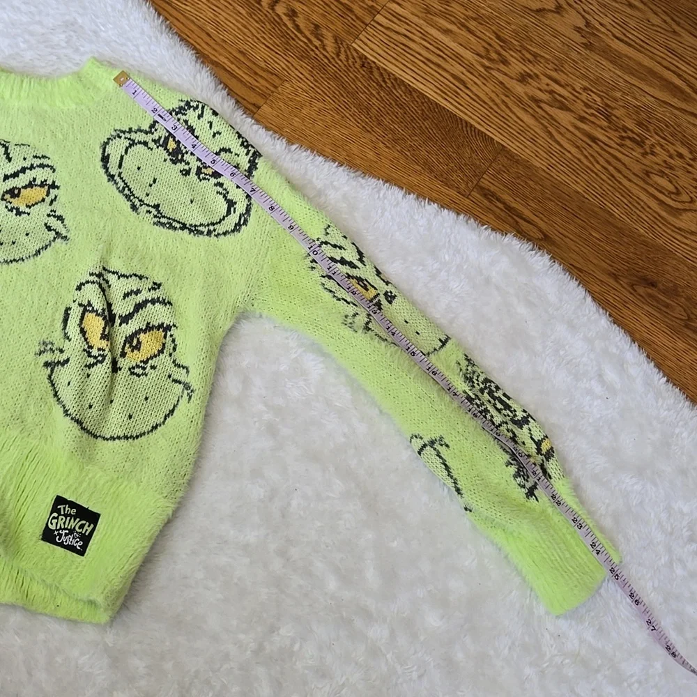 Justice Grinch Sweater, Girls Size Large - Picture 5 of 10